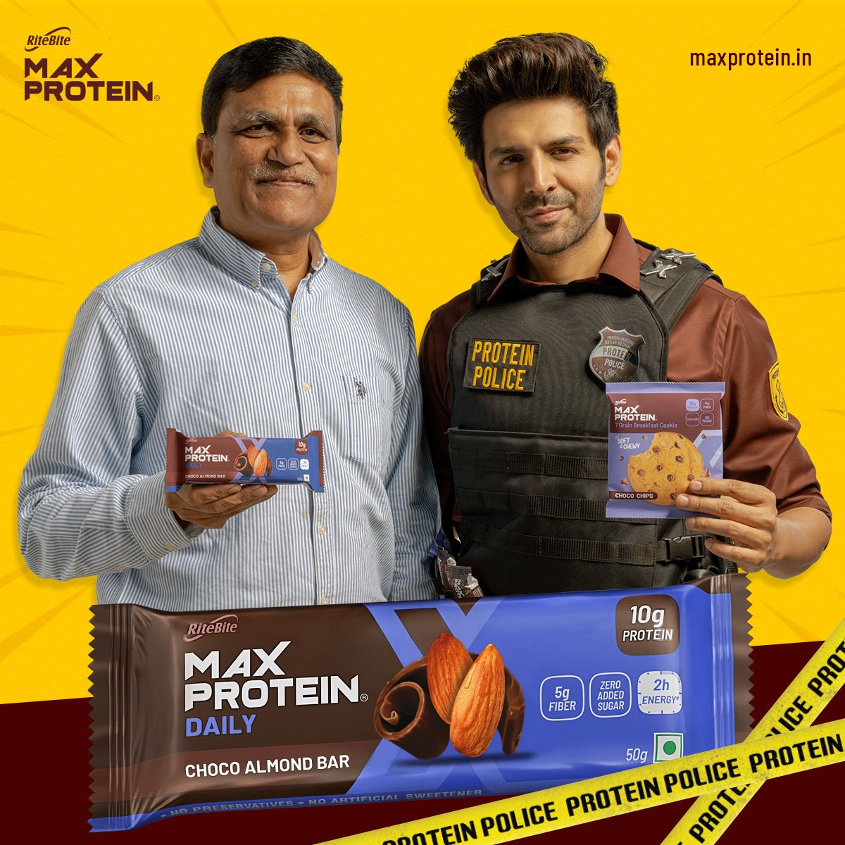 Max Protein joins forces with Kartik Aaryan to create the ultimate ‘Protein Police’ squad!