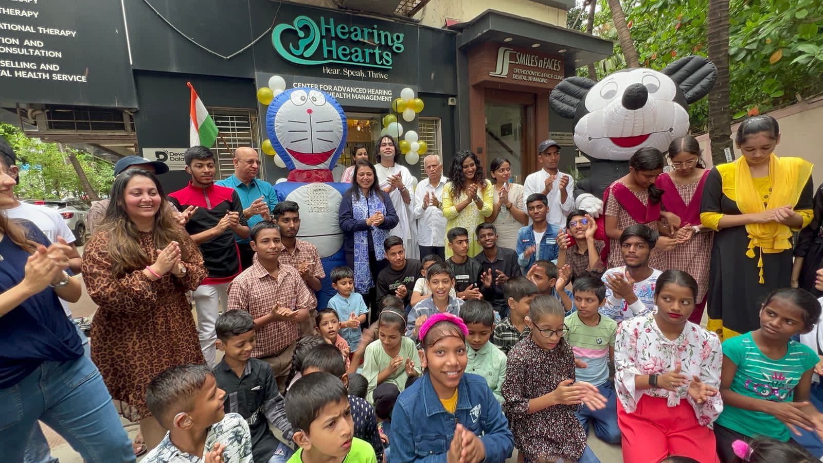 Hearing Hearts hosted a unique celebration under #NoMatterWhat, uniting children with and without hearing impairments to showcase boundless unity and compassion