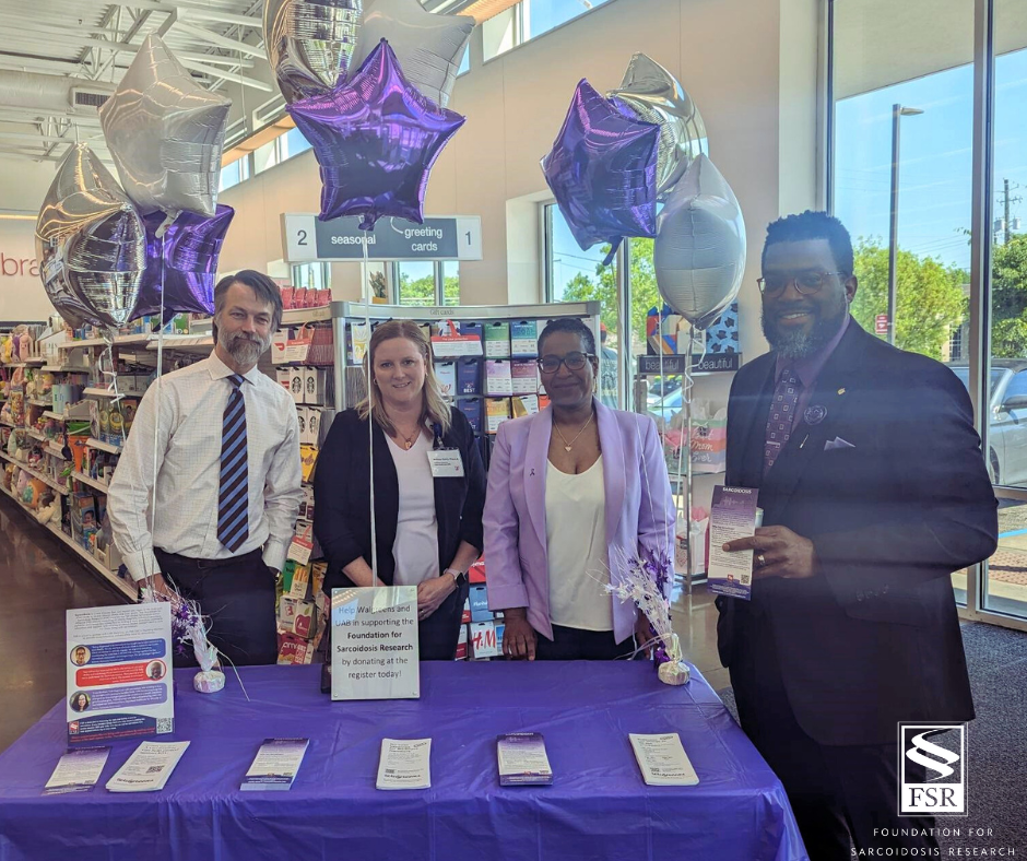 Foundation for Sarcoidosis Research and Walgreens Unite in Alabama to Boost Sarcoidosis Awareness and Spring Vaccine Education for April Awareness Month